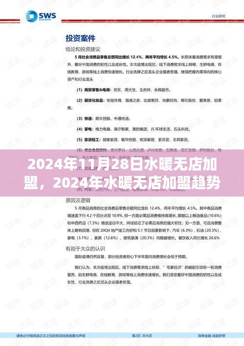 2024年水暖无店加盟趋势展望，机遇与挑战并存