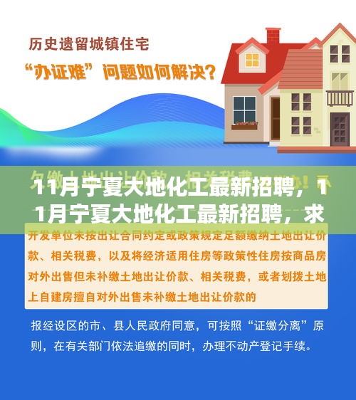 11月宁夏大地化工最新招聘及求职全攻略，掌握应聘技巧，轻松求职