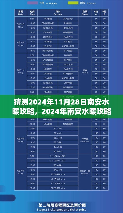 新手进阶指南，预测南安水暖攻略在2024年11月28日的实用指南