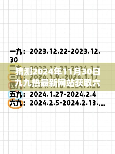 猜测2024年11月30日九九热最新网站获取六，九九热网站的新篇章，一个温馨的日常故事