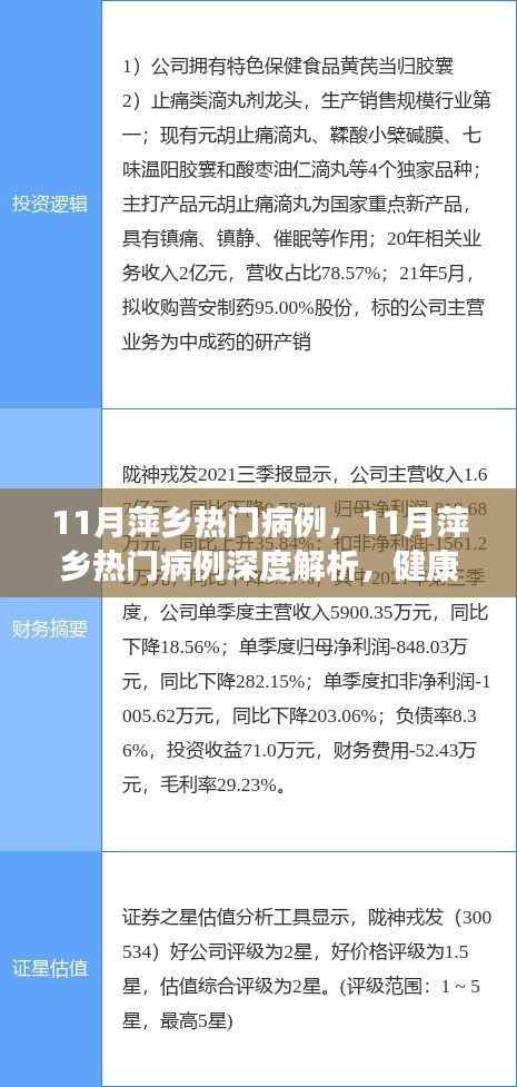 11月萍乡热门病例深度解析，健康警钟敲响，全面科普知识普及