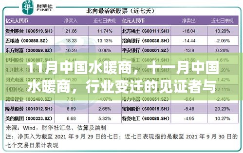 十一月中国水暖商，行业变迁的见证者与推动者