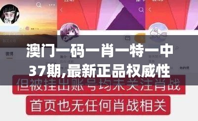 澳门一码一肖一特一中37期,最新正品权威性_SHY17.327迅捷版