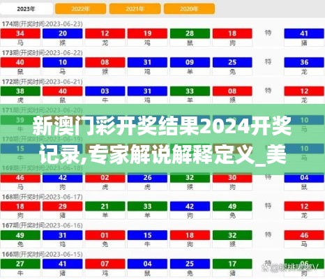 新澳门彩开奖结果2024开奖记录,专家解说解释定义_美学版OSX82.135