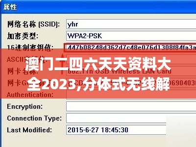 澳门二四六天天资料大全2023,分体式无线解答_DBK1.588按需版