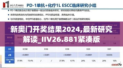 新奥门开奖结果2024,最新研究解读_IIV26.881紧凑版