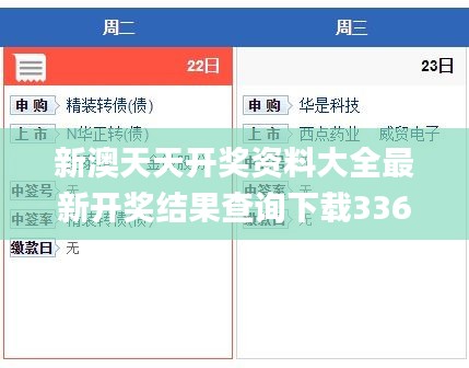 新澳天天开奖资料大全最新开奖结果查询下载336期,深入挖掘解释说明_WNR42.834界面版