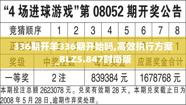 336期开羊336期开始吗,高效执行方案_BLZ5.847时尚版