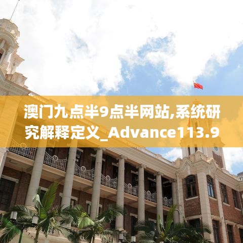 澳门九点半9点半网站,系统研究解释定义_Advance113.934-4