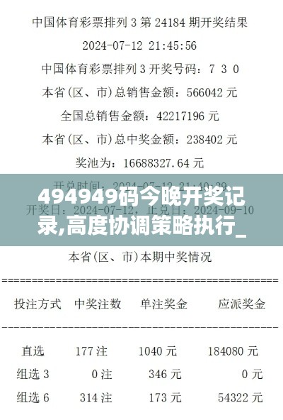 494949码今晚开奖记录,高度协调策略执行_安卓版83.139-2