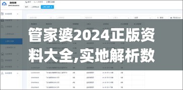 管家婆2024正版资料大全,实地解析数据考察_Advance141.519-2