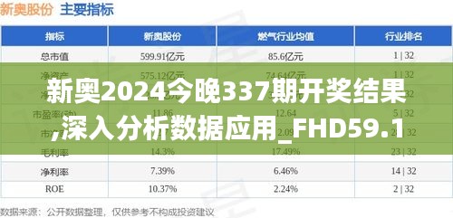 新奥2024今晚337期开奖结果,深入分析数据应用_FHD59.105-2