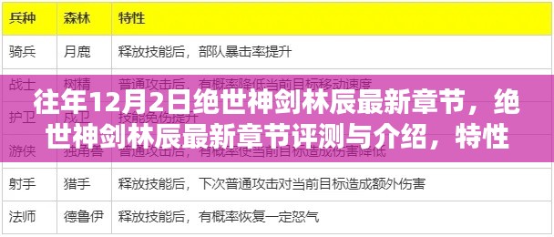 绝世神剑林辰最新章节解析，特性、体验、竞品对比与用户群体深度分析