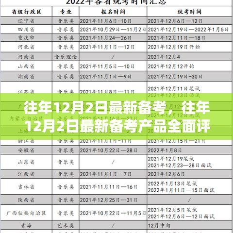 往年12月2日备考产品全面评测与介绍，最新备考资料解析