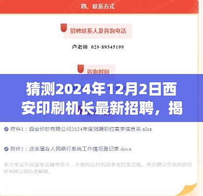 揭秘！西安印刷机长招聘新动向，预测2024年最新招聘动态及准备指南