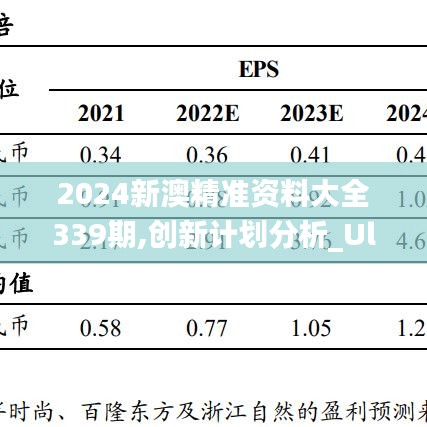 2024新澳精准资料大全339期,创新计划分析_Ultra5.378-1