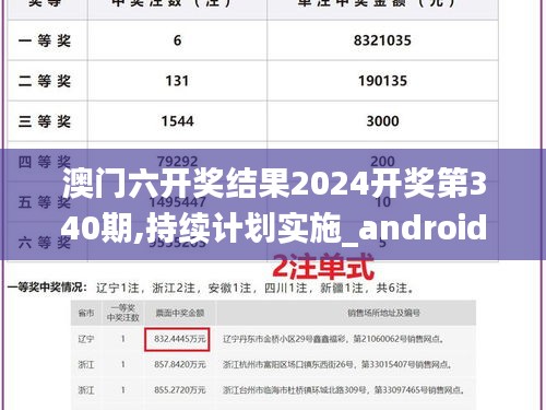 澳门六开奖结果2024开奖第340期,持续计划实施_android13.703-9