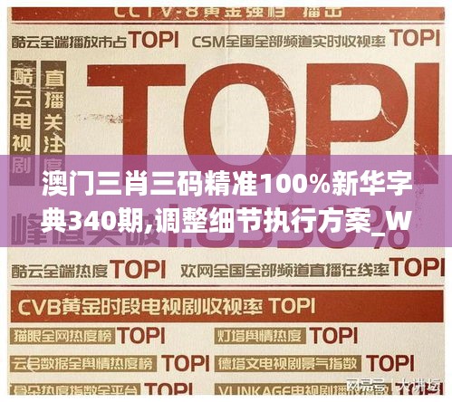 澳门三肖三码精准100%新华字典340期,调整细节执行方案_W69.305-3