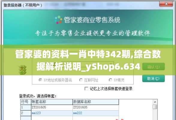 管家婆的资料一肖中特342期,综合数据解析说明_yShop6.634