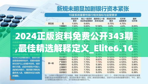 2024正版资料免费公开343期,最佳精选解释定义_Elite6.169