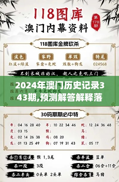 2024年澳门历史记录343期,预测解答解释落实_pro6.152