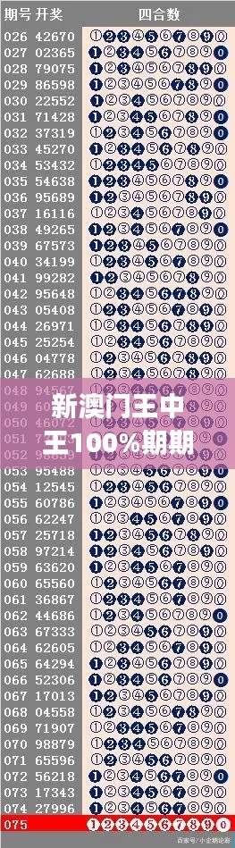 新澳门王中王100%期期中,收益成语分析落实_bundle8.756