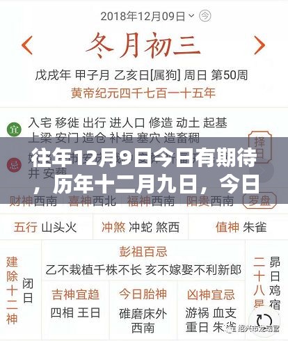 历年十二月九日，探寻时间深度与未来期待的交织