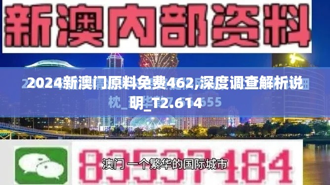 2024新澳门原料免费462,深度调查解析说明_T2.614