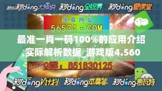 最准一肖一码100%的应用介绍,实际解析数据_游戏版4.560