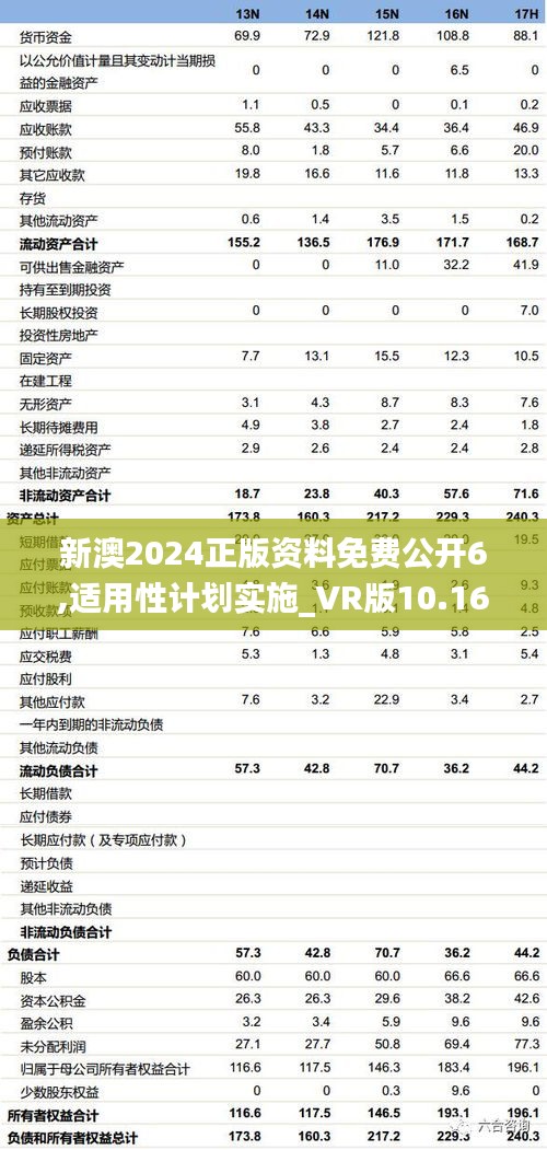 新澳2024正版资料免费公开6,适用性计划实施_VR版10.160