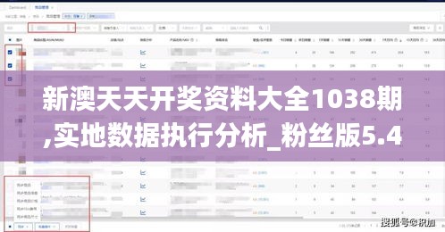 新澳天天开奖资料大全1038期,实地数据执行分析_粉丝版5.462