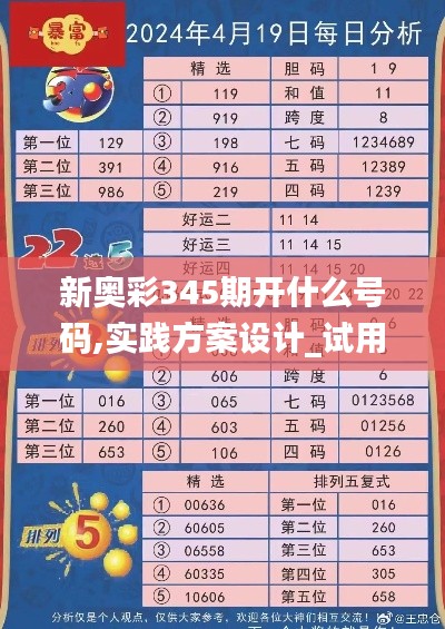 新奥彩345期开什么号码,实践方案设计_试用版2.431