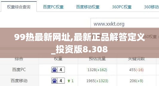 99热最新网址,最新正品解答定义_投资版8.308