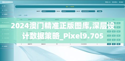 2024澳门精准正版图库,深层设计数据策略_Pixel9.705