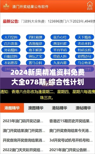 2024新奥精准资料免费大全078期,综合性计划评估_10DM14.836