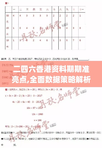 二四六香港资料期期准亮点,全面数据策略解析_定制版4.232