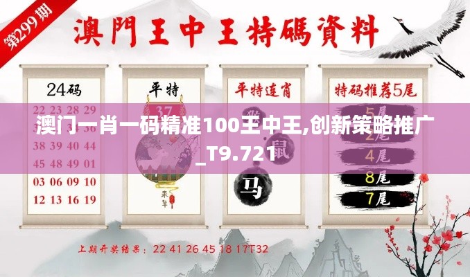 澳门一肖一码精准100王中王,创新策略推广_T9.721