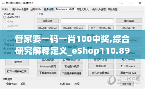 管家婆一码一肖100中奖,综合研究解释定义_eShop110.892