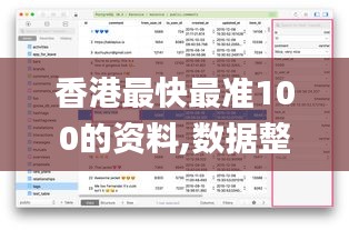 香港最快最准100的资料,数据整合设计方案_Tablet1.225