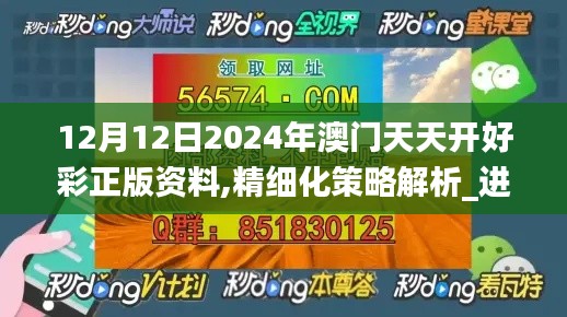 12月12日2024年澳门天天开好彩正版资料,精细化策略解析_进阶版3.683