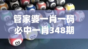 管家婆一肖一码必中一肖348期：解码幸运之谜