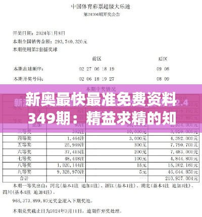 新奥最快最准免费资料349期：精益求精的知识追求