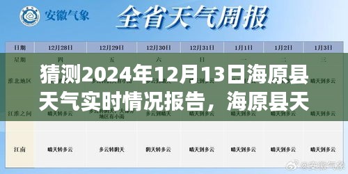 揭秘海原县未来天气实时情况，天气预报预测报告（2024年12月13日）