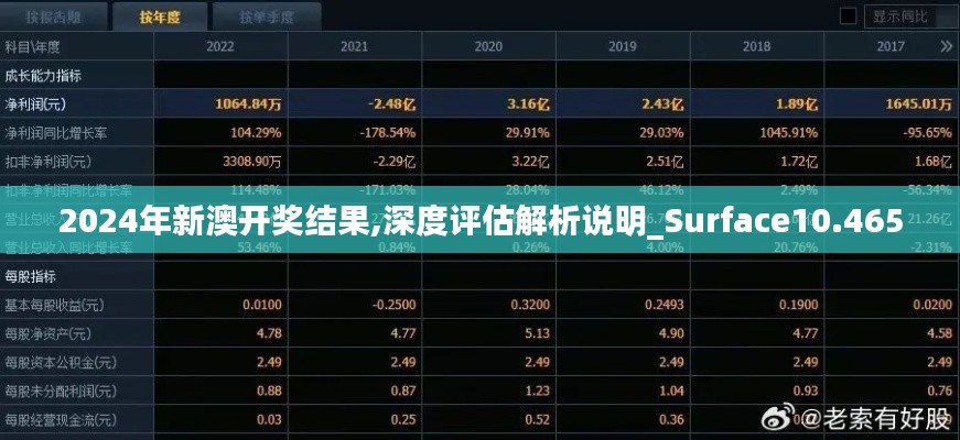 2024年新澳开奖结果,深度评估解析说明_Surface10.465