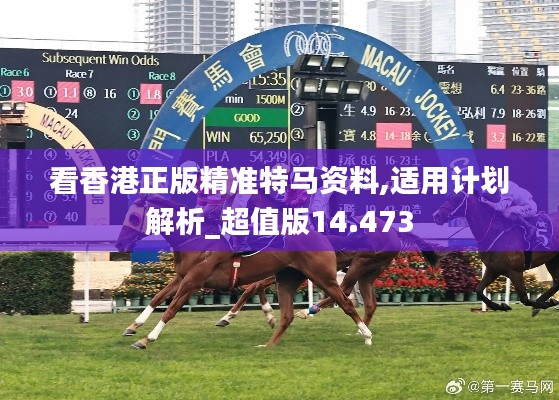 看香港正版精准特马资料,适用计划解析_超值版14.473