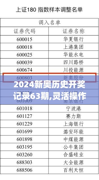 2024新奥历史开奖记录63期,灵活操作方案设计_专属款1.977