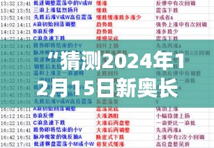 “猜测2024年12月15日新奥长期免费资料大全：预测知识自由化的全新趋势”