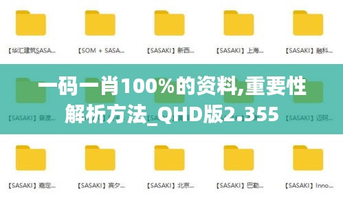 一码一肖100%的资料,重要性解析方法_QHD版2.355