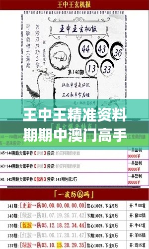 王中王精准资料期期中澳门高手,创新解析执行_WP18.520