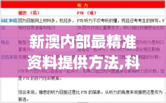 新澳内部最精准资料提供方法,科技评估解析说明_BT5.247